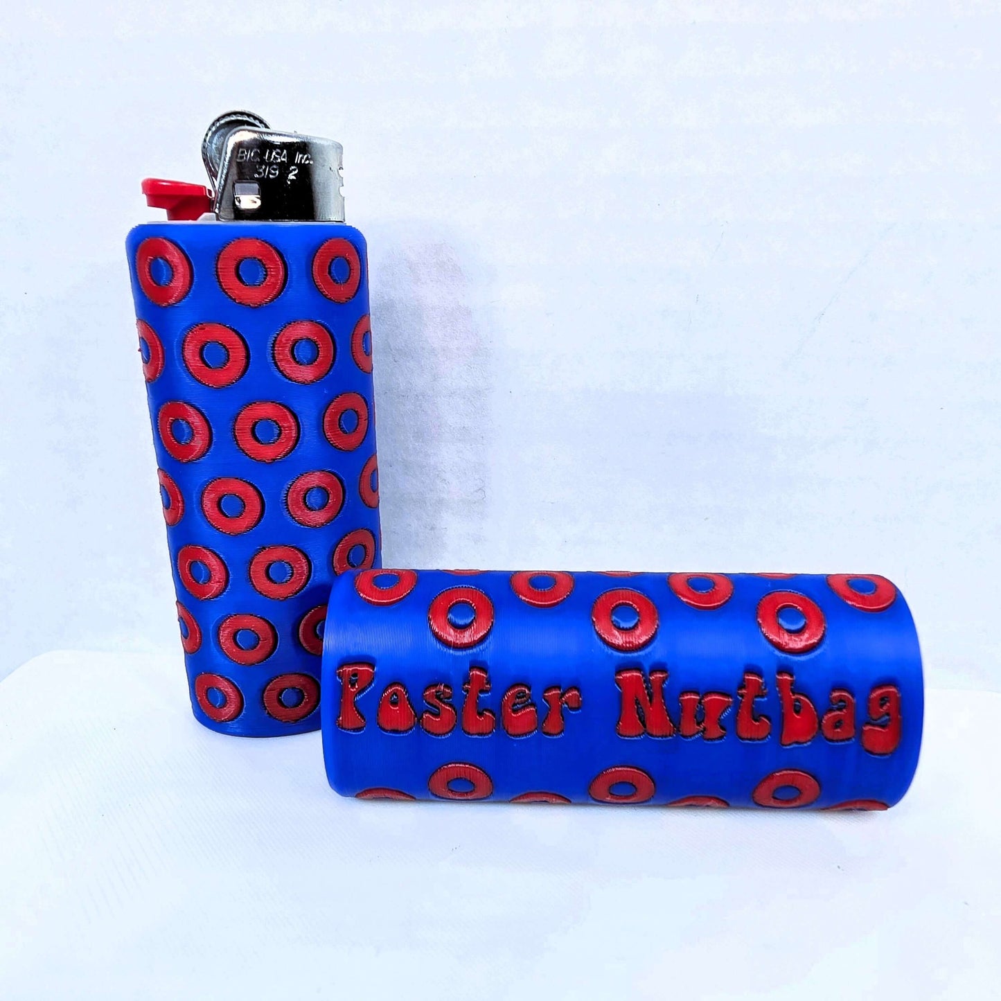 Phish Donut Lighter Sleeve | Personalized Donut Lighter Case | 3D Printed Bic Lighter Cover | Keychain Option