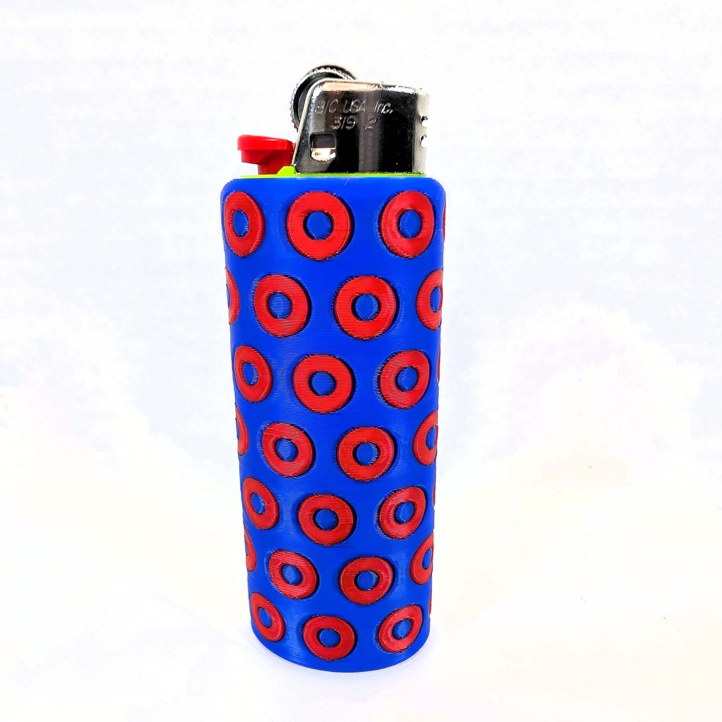 Phish Donut Lighter Sleeve | Personalized Donut Lighter Case | 3D Printed Bic Lighter Cover | Keychain Option