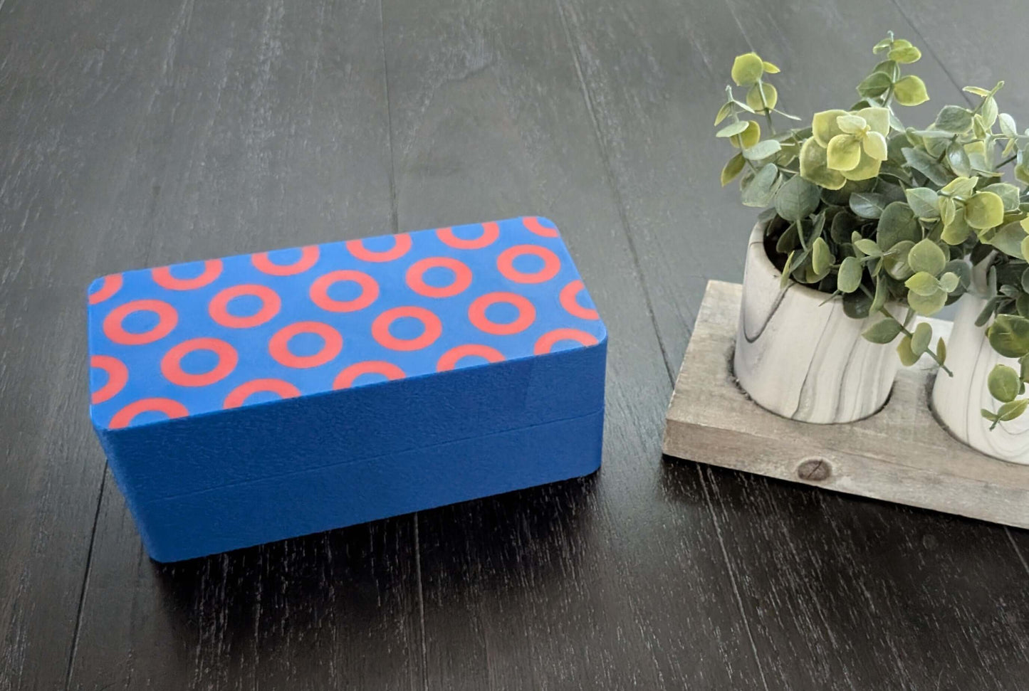 PHISH Donut Box Custom Storage Container for Stash of Small Items - SURRENDER to the FLOW